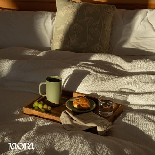 Mora Ceramics Large Tea Mug with Loose Leaf Infuser and Ceramic Lid