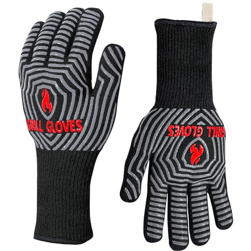 BBQ Gloves Oven Gloves 1472℉ Extreme Heat Resistant