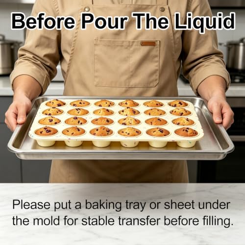Silicone Mini Muffin Pan for Baking