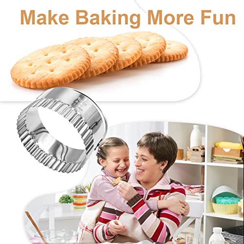 Fluted Edge Biscuit Cutter Set