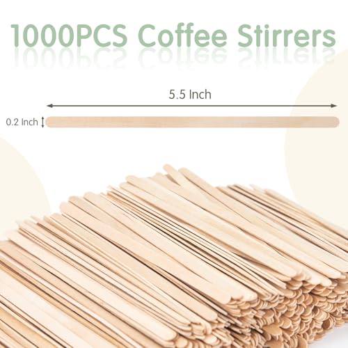 1000Pcs Coffee Stirrers