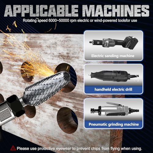 Arc Cylinder with Ball Top Die Grinder Bit