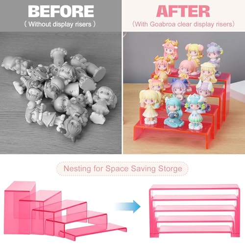 Pink Display Risers (10 Count)
