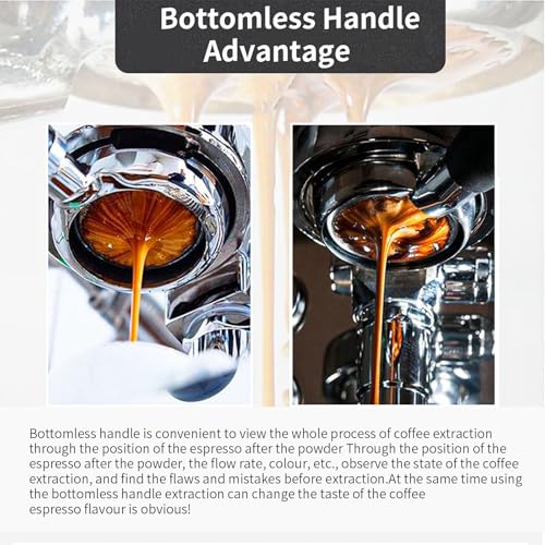51mm Bottomless Portafilter Compatible for CASABREWS Espresso Machine CM5418