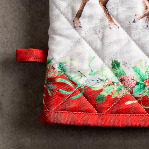 100% Cotton Oven Mitt & Pot Holder Set (2 Count)