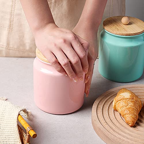 Sweejar Ceramic Kitchen Canisters (28 Ounce)