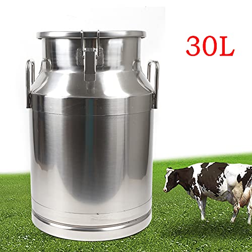 0.04 inch Thickened Stainless Steel Milk Can Large Liquid Container Storage