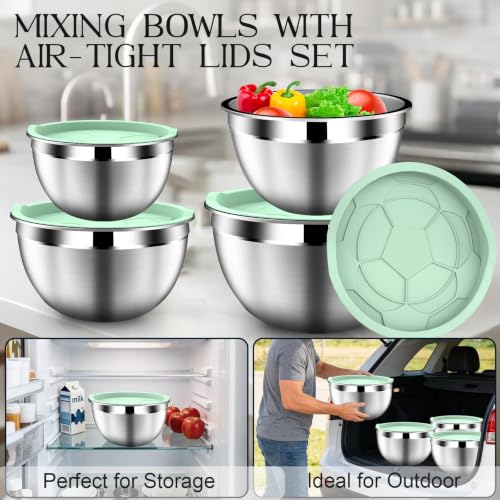 Mixing Bowls with Lids Set (4.99 Count)