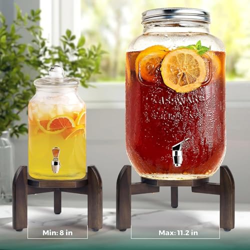 2 Pack Drink Dispenser Stand Adjustable Width from 8" to 11.2" Wide (2 Count)