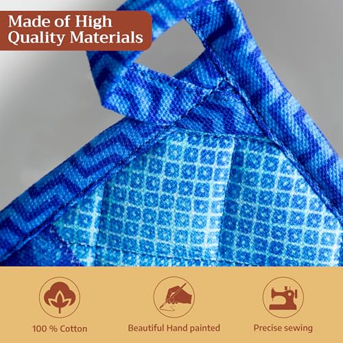 100% Cotton Oven Mitt & Pot Holder Set (2 Count)