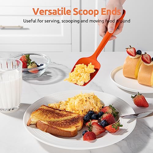 Silicone Spatula Set with 600 Degrees Fahrenheit Heat Resistant