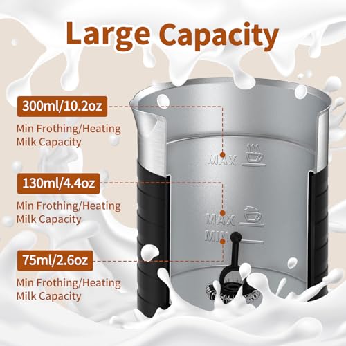 4 In 1 Electric Milk Frother Steamer