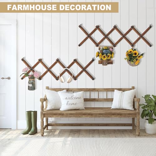 2 Pack Accordion Hat Rack for Wall