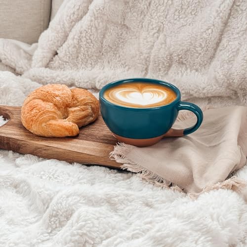 Mora Ceramic Latte Art Mug With Saucer