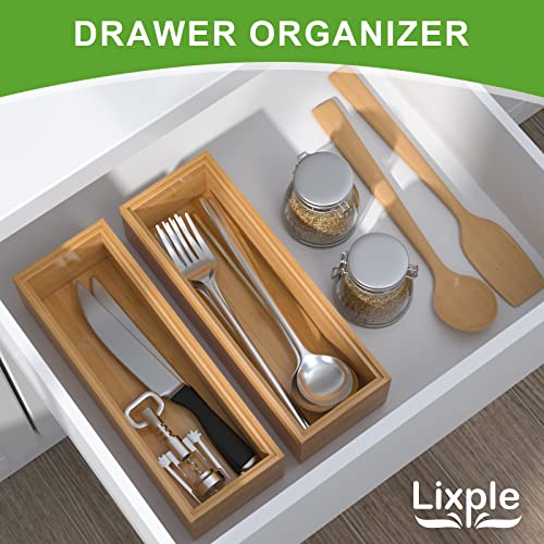 Bamboo Drawer Organizer (2 Count)