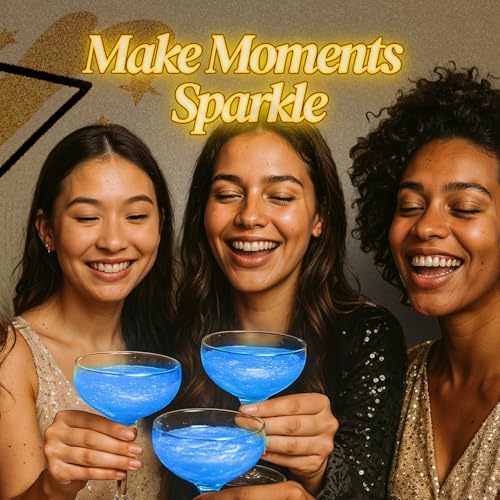 Blue Edible Glitter for Drinks 15g