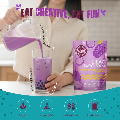 Lilac Taro Yam Powder 5oz (5 Ounce)