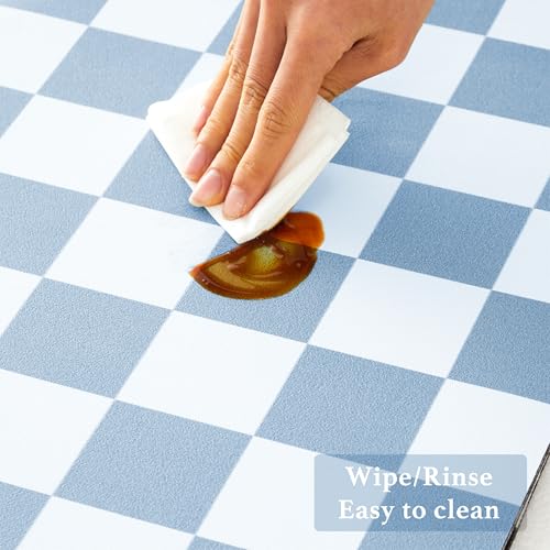 Checkered Dish Drying Mat for Kitchen Counter
