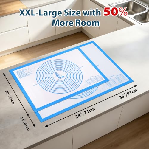 XXL Large Pastry Mat For Rolling Dough