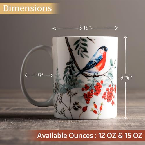 Coffee Mug with Handles Tea Cups (2 Count)