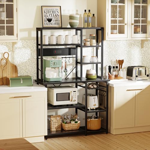 Large Bakers Rack with Power Outlets
