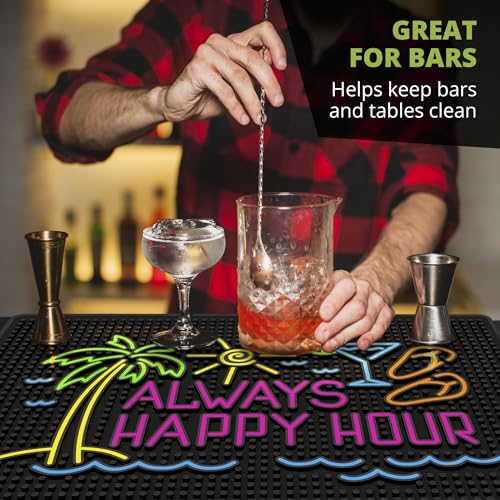 Always Happy Hour Bar Mat