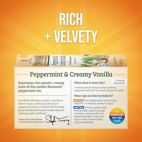 Peppermint & Creamy Vanilla Herbal Tea Bags (120 Count)