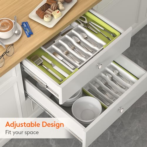 Extra Large Silverware Drawer Organizer