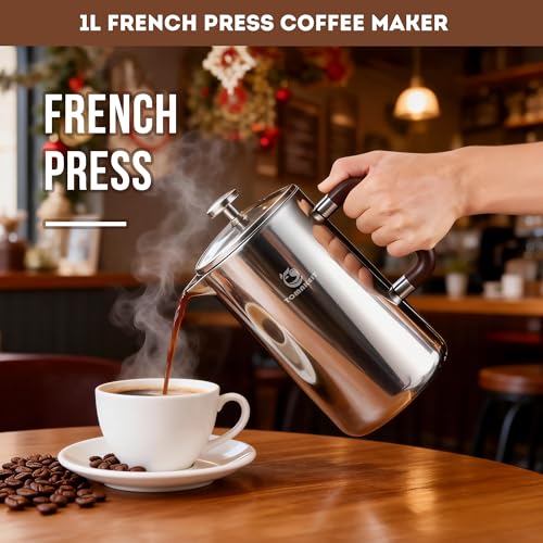 1L 34 Oz French Press Coffee Maker