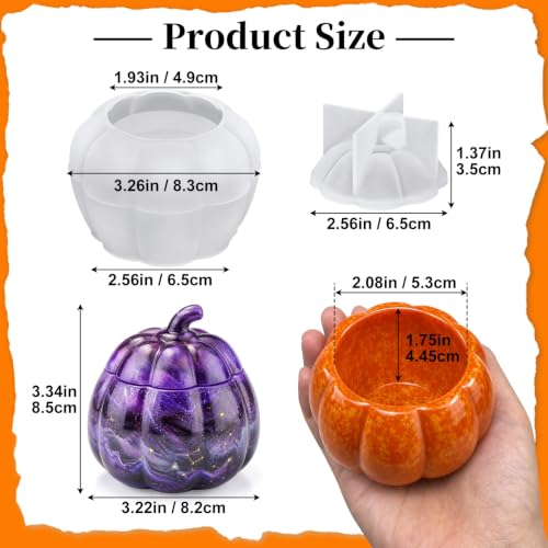 Resin Pumpkin Jar Mold