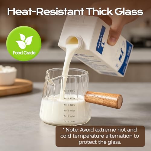 6oz Glass Espresso Measuring Cups (2 Count)