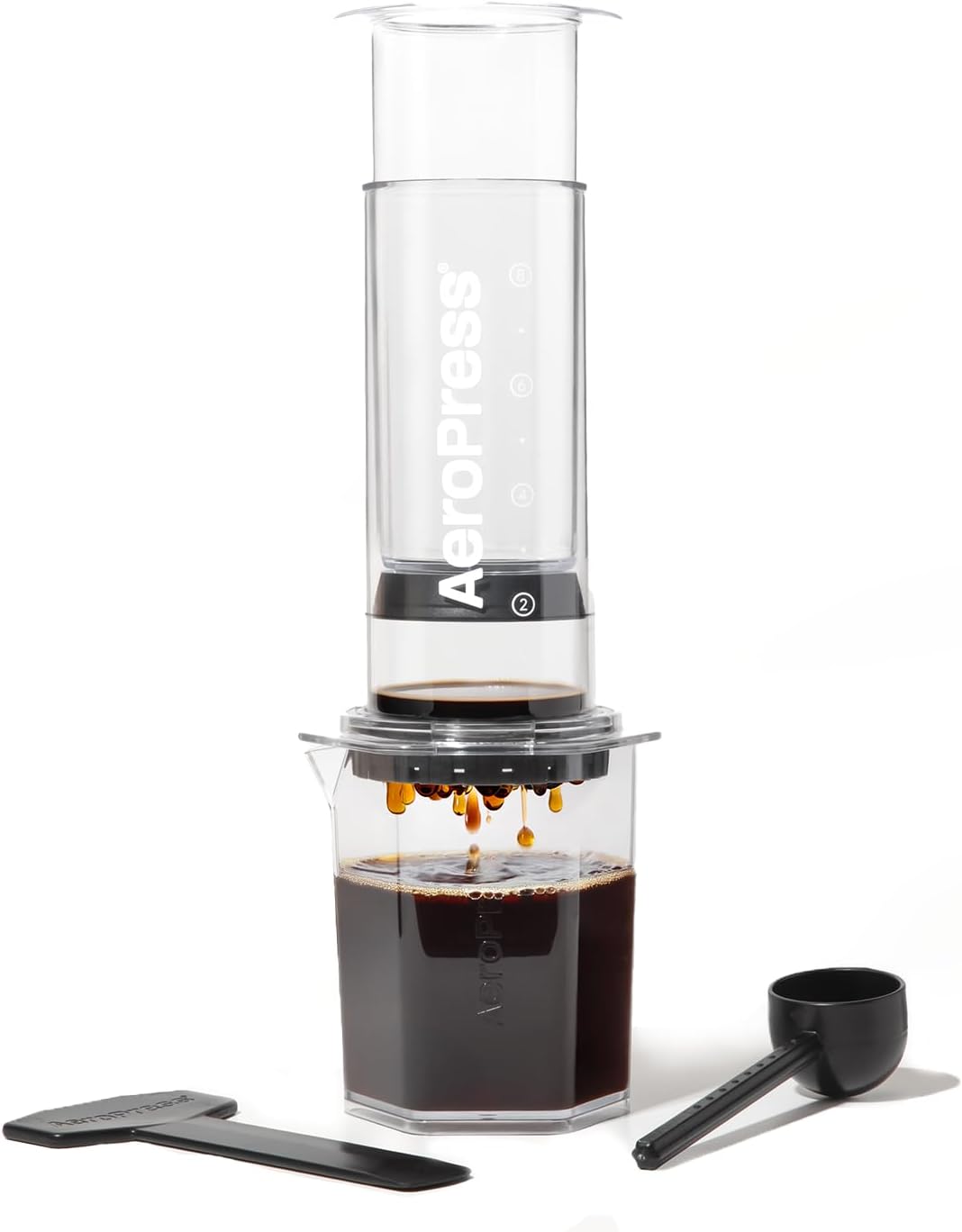 AeroPress Clear XL Coffee Press – 3 in 1 Brew Combines French Press, Pourover, Espresso, Full bodied smooth coffee without grit or bitterness, Portable Coffee Maker for Home, Office, Camping & Travel - Blissbrew
