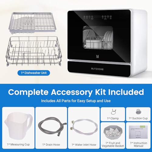 WiFi Countertop Portable Mini Dishwasher