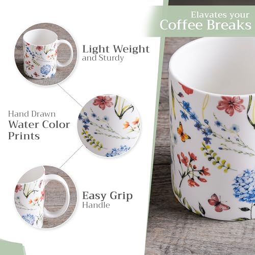 Coffee Mug with Handles Tea Cups