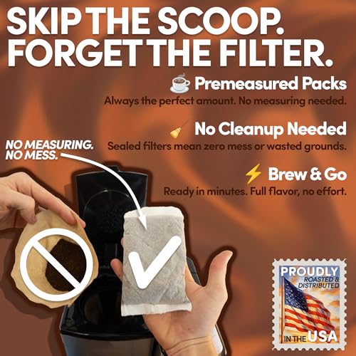 Ground Flavored Coffee In Filter Packs (80 Ounce)