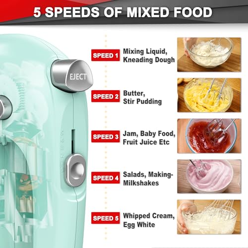 Hand Mixer Electric Handheld 400W
