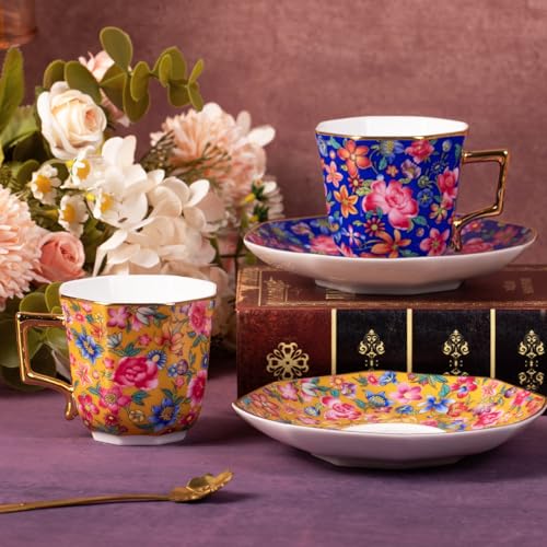 Tea Cup and Saucer (2 Count)