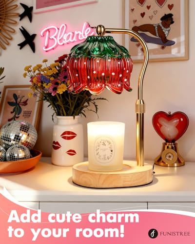 Flower Candle Warmer Lamp with Timer