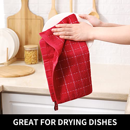 100% Cotton Terry Kitchen Dish Cloths (6 Count)