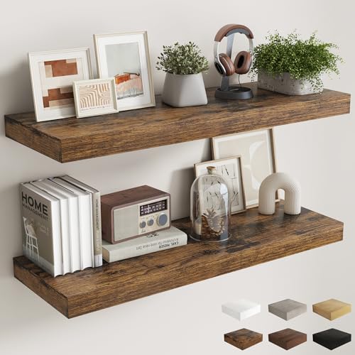 12 Inch Deep Floating Shelves (2 Count)