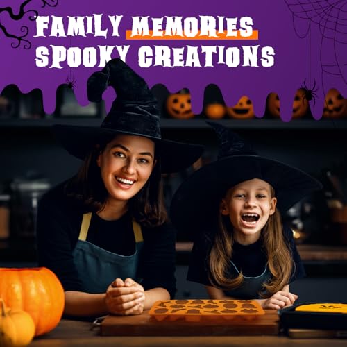 Halloween Molds Silicone for Chocolate 4 Pack