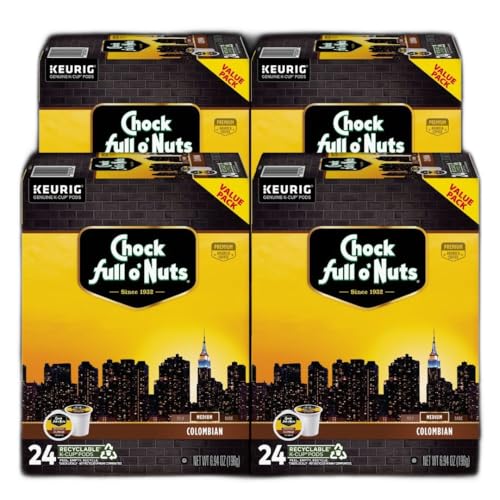 K-Cup Pods - Colombian, 4 Packs of 24 K-Cup Pods (96 Count)