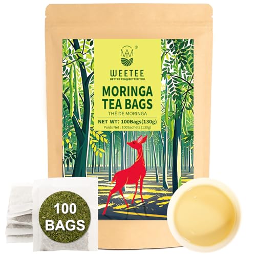 Moringa Tea Bags 100ct (100 Count)