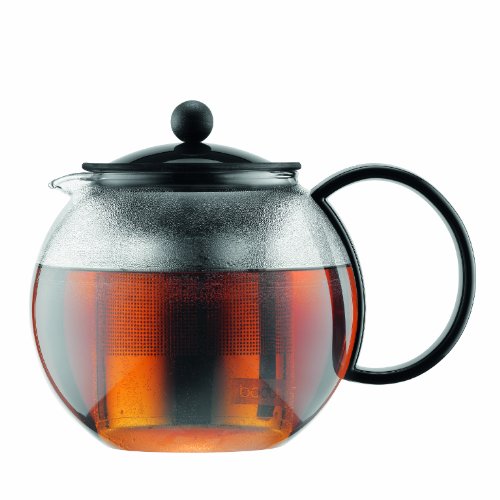 34oz Assam Glass Tea Press with Stainless Steel Filter