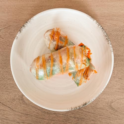 Ceramic Helix Swirl Salad Plates Set of 6 (6 Count)
