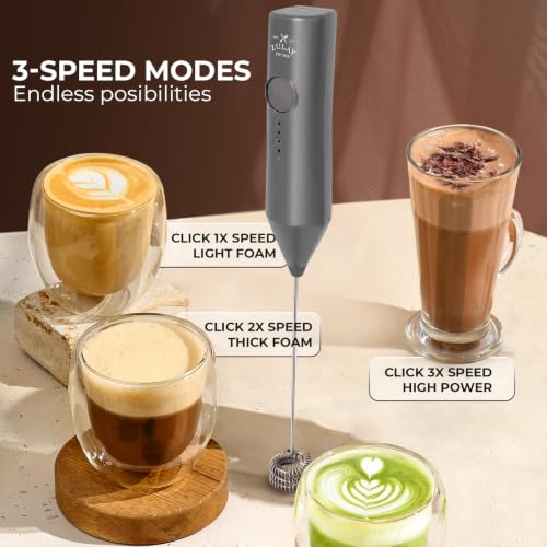 Rechargeable Milk Frother Handheld