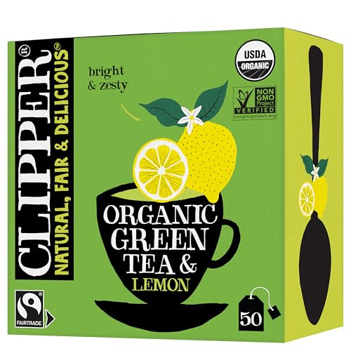 Clipper Organic Green Tea & Lemon (50 Count)
