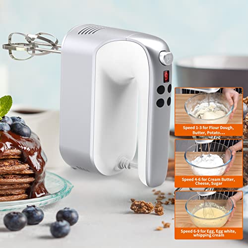 9 Speed Digital Hand Mixer Electric