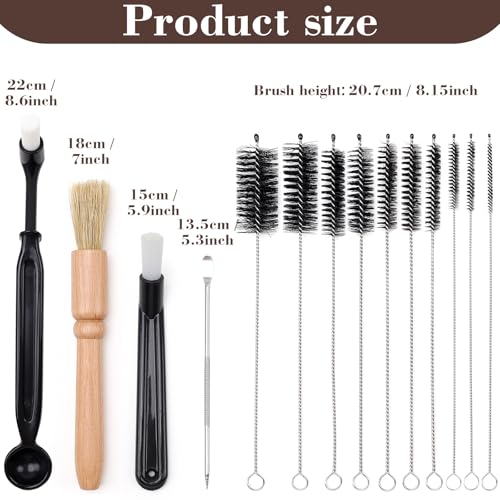 14Pcs Coffee Machine Cleaning Brush Set (14 Count)