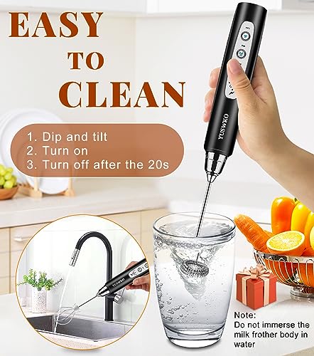Handheld Milk Frother Wand for Coffee